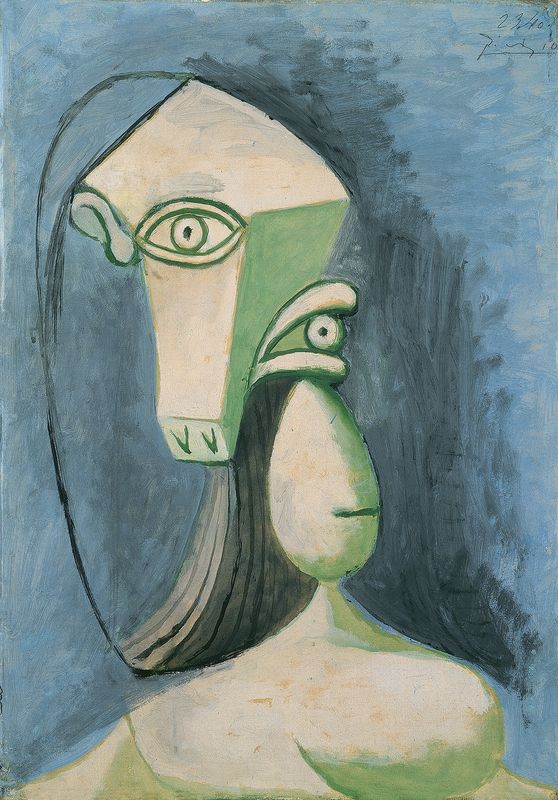 Head, Female Bust, Pablo Picasso, Kunsthaus Zürich 1940.